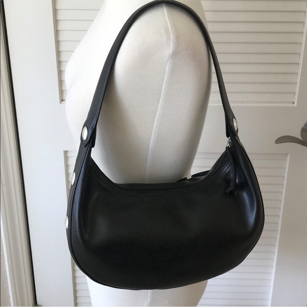 LONGCHAMP Leather Shoulder Bag EUC! - Picture 4 of 12
